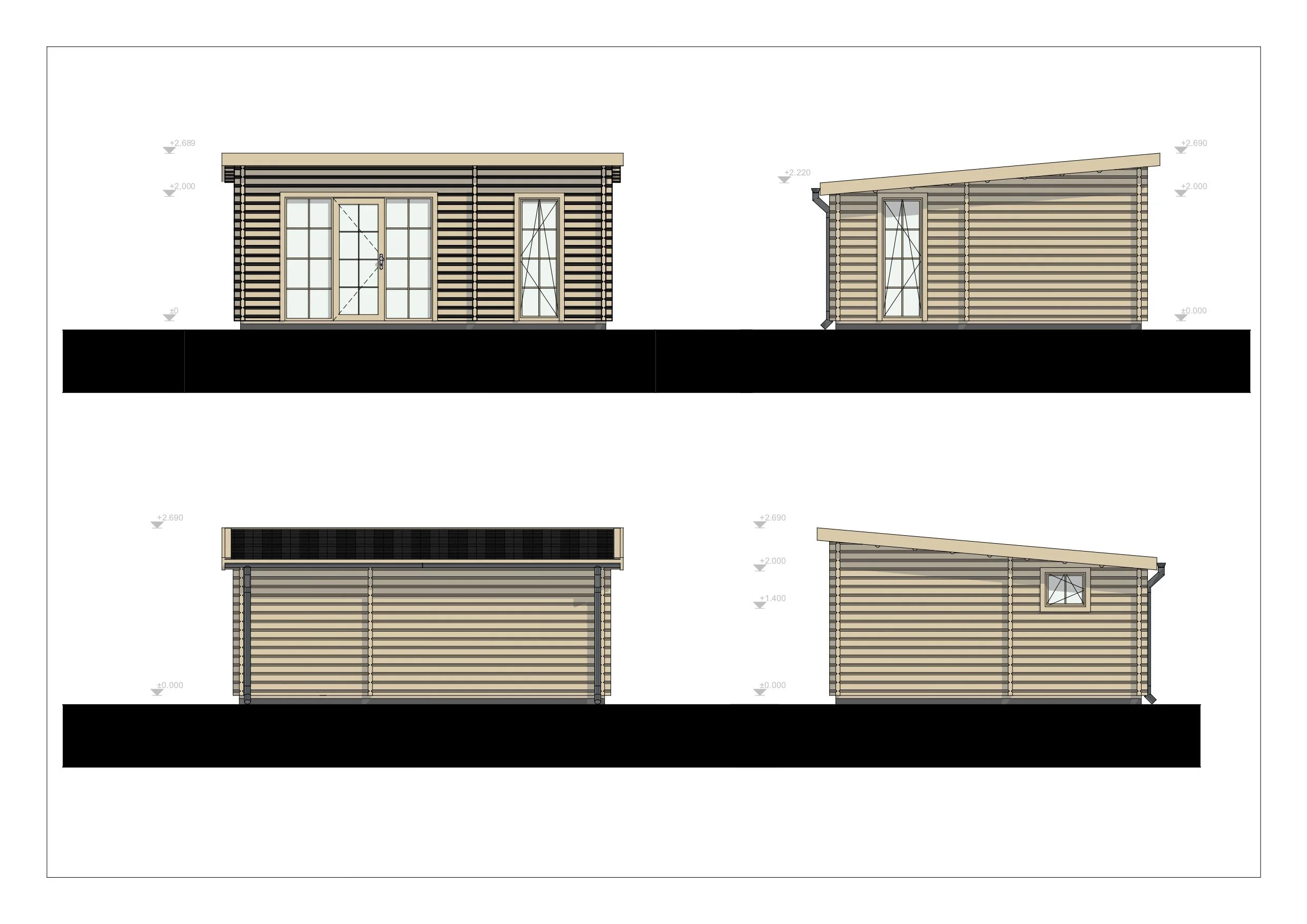 Koka Lētas Vasarnīca Edinburgh, 26 m² 5 Koka Lētas Vasarnīca Edinburgh, 26 m²
