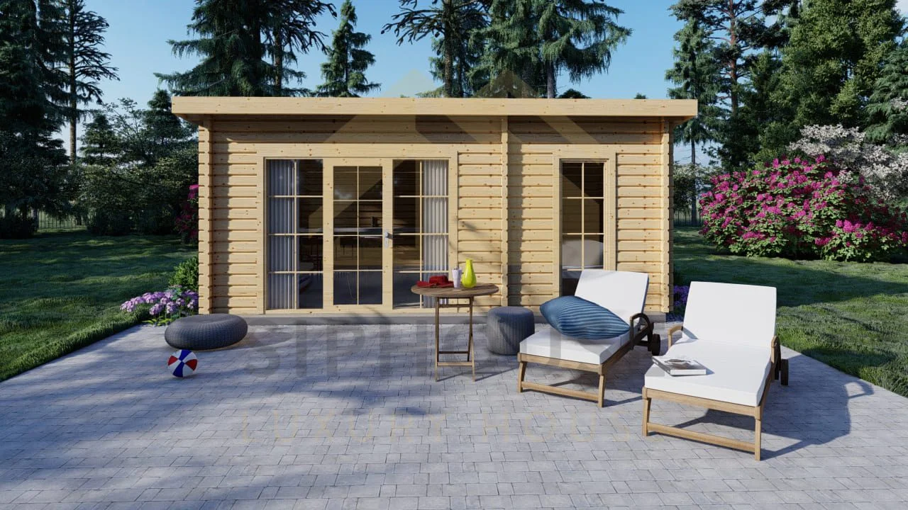 Koka Lētas Vasarnīca Edinburgh, 26 m² 4 Koka Lētas Vasarnīca Edinburgh, 26 m²