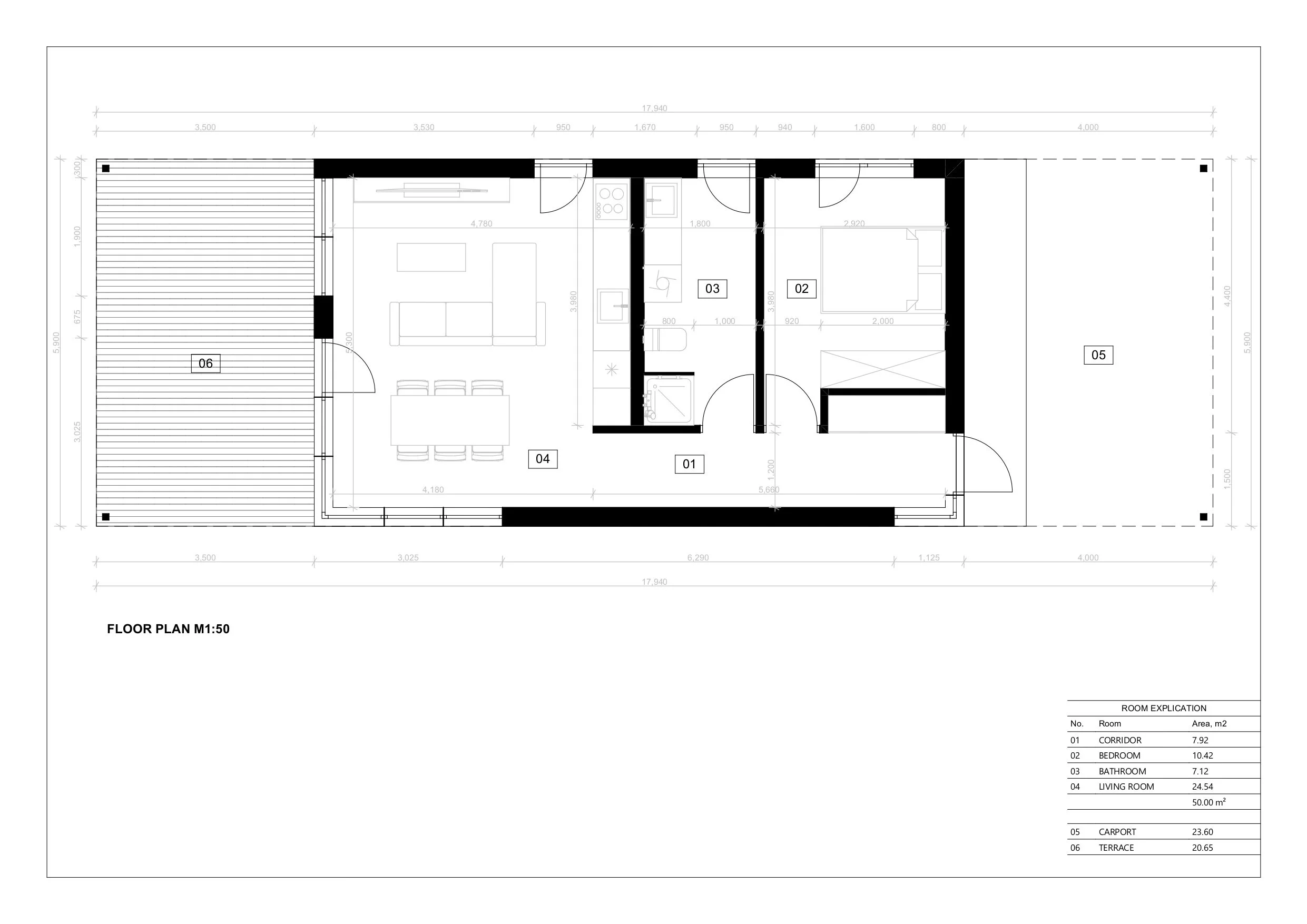 Siltinātas Karkasa Maja Singapure, 94 m² 6 Siltinātas Karkasa Maja Singapure, 94 m²