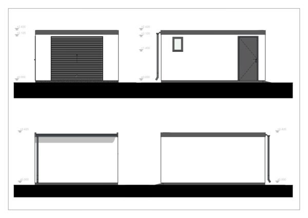 SIP Siltinātas Garāža Portsmouth, 19 m²