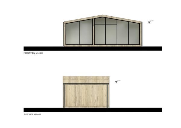 SIP Siltinātas Paneļu Māja Dukhan, 34 m²