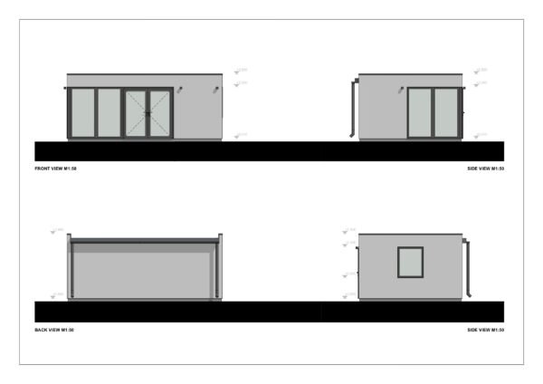 Sip Paneļu Māja Nasau, 24 m²