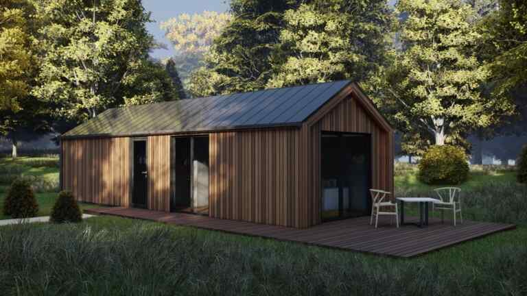 Sip Paneļu Māja Dzeus, 34 m²