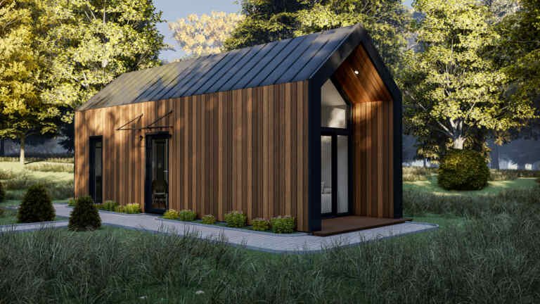 Sip Paneļu Māja Poseidon, 35 m²
