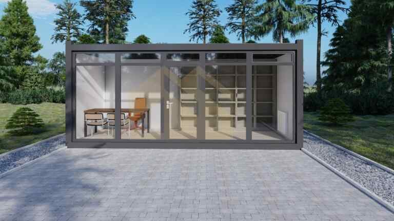 Siltinātas Konteineru Māja Breda, 16,5 m²