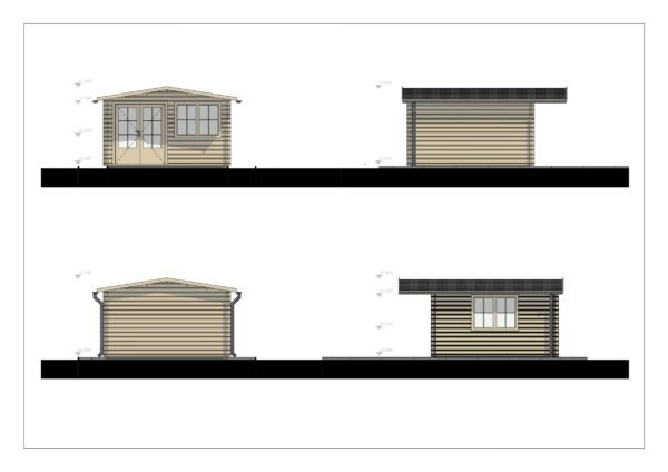 Koka Dārza Māja Kristiansand, 16 m²