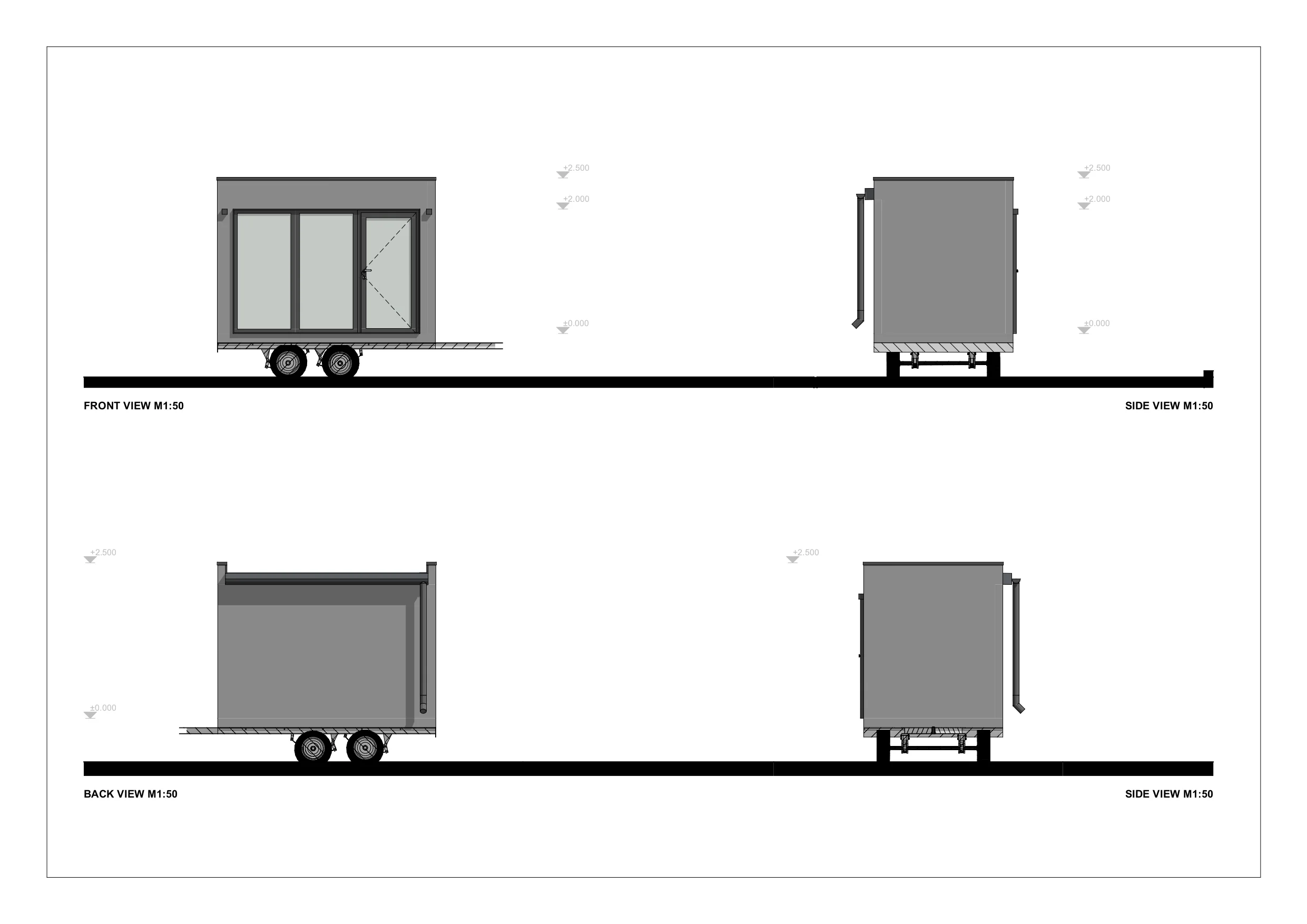 Mobilās Ziemas Māja Barleta, 6 m²