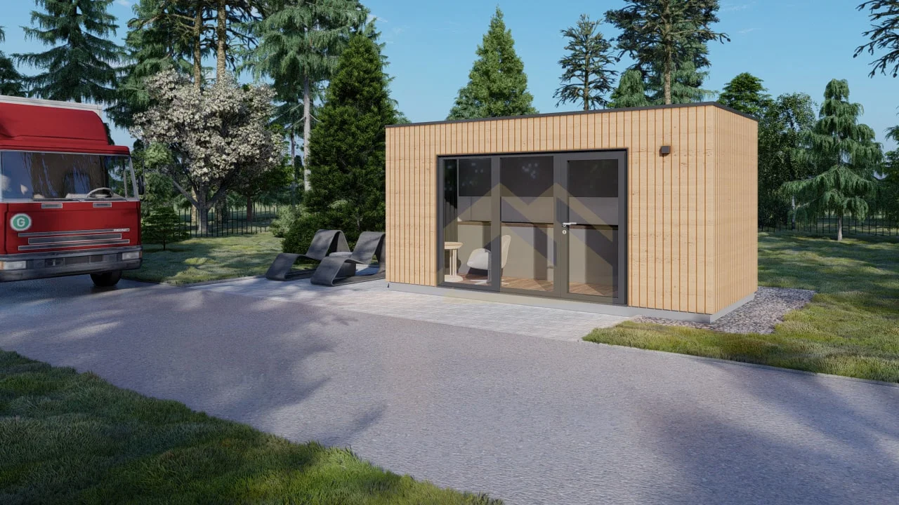 Siltinātas Gatavas Māja Furth, 11 m²