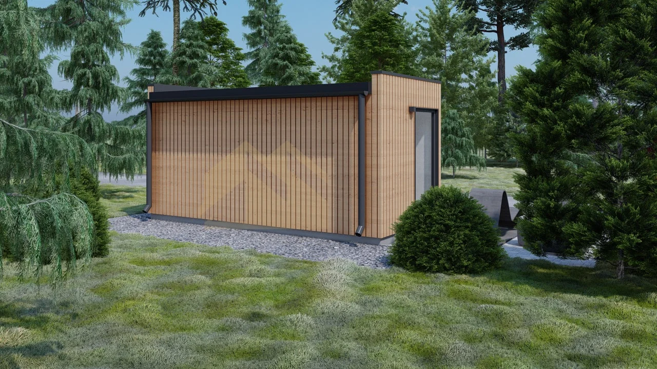 Siltinātas Gatavas Māja Furth, 11 m²